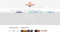 Desktop Screenshot of catedraempresafamiliarlarioja.com